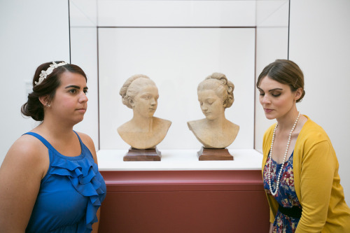 Ideal Female Heads, terracotta, ca. 1700sAdriana and Ali, human, ca. 2015