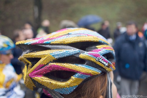 womenscycling: “The most glittery helmet belonged to Ayako Toyooka” - via cyclephotos │cyclocross ph