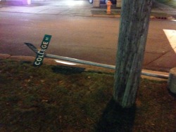 shorm:  screamingdustspecks:  found this walking home last night  even the sign has given up 