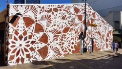 itscolossal:  Urban Jewelry: New Lace Street Art by NeSpoon