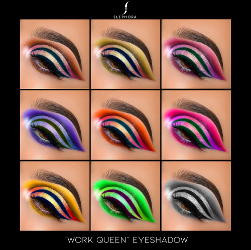 “FIERCE, WORK QUEEN, & MS. THING” EYESHADOW LOOKS! HQ Textures FIERCE EYESHADOW9 SwatchesWORK QU