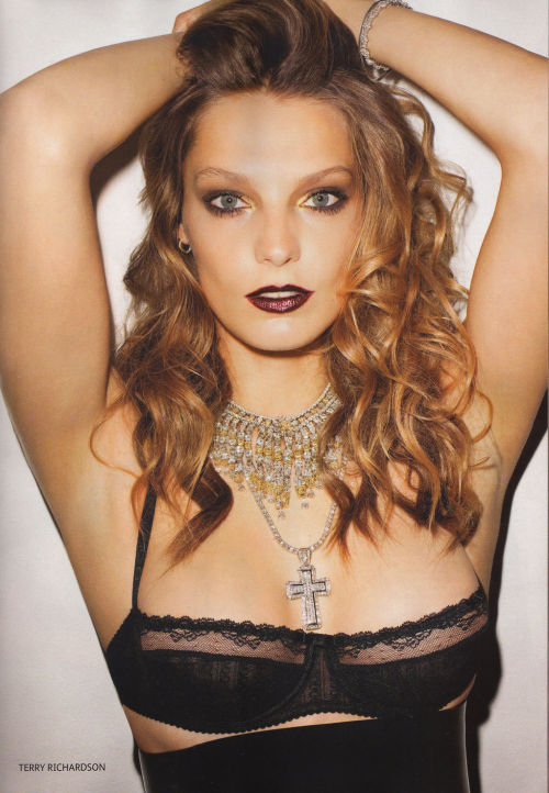 Porn photo Daria Werbowy by Terry Richardson for Vogue