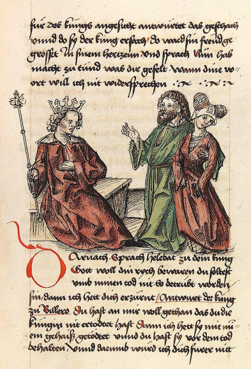 Illustrations from a Swabian illustrated manuscript Swabia &ldquo;Anthony of Pforr&rsqu