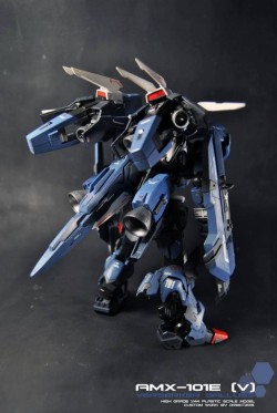 mechaddiction:  POINTNET.COM.HK - 改裝作品 HG 1/144AMX-101E Verserker Galluss #mecha – https://www.pinterest.com/pin/572168327643887577/