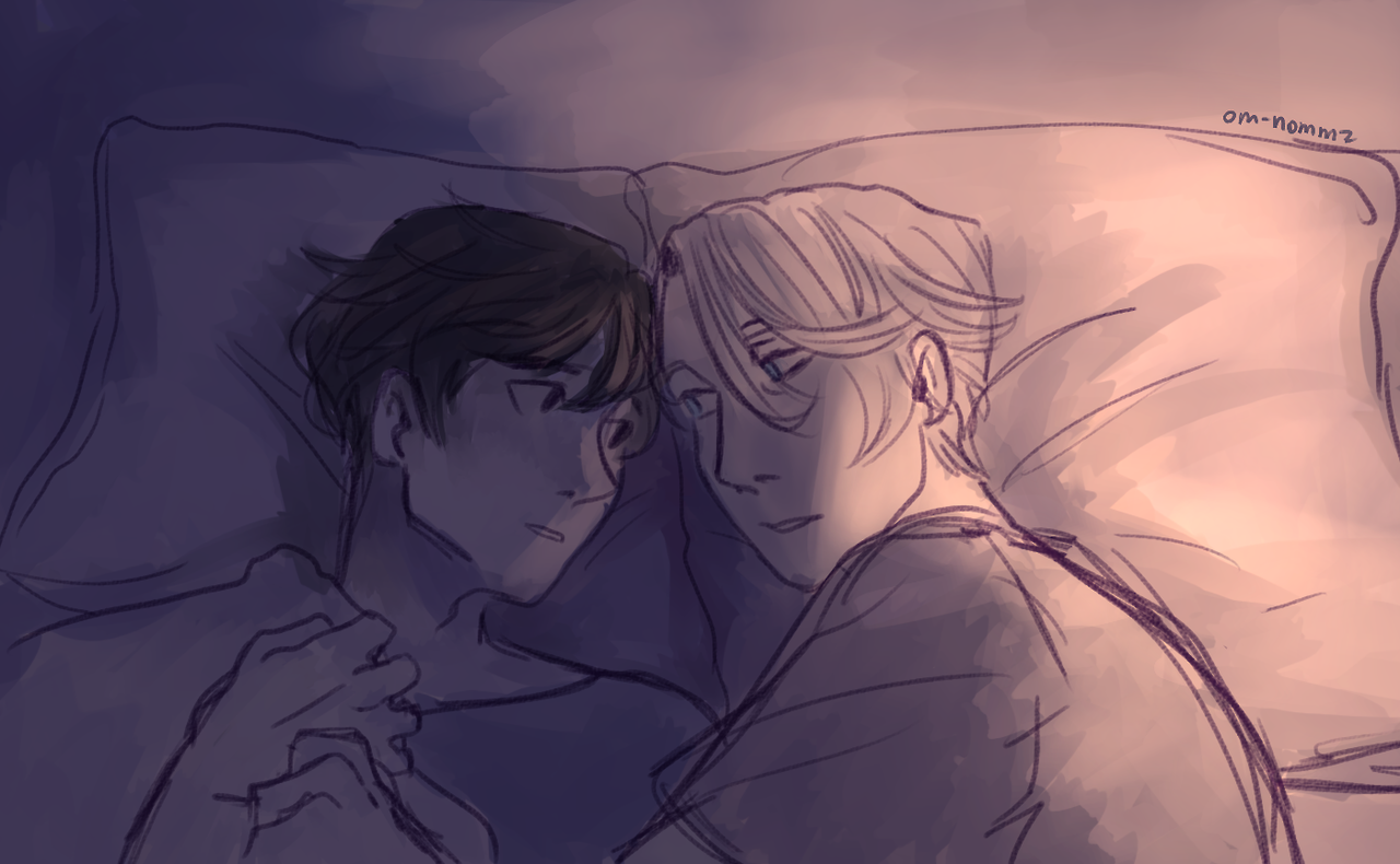 om-nommz:  drawing these two helps me relieve some stress ᕕ( ᐛ )ᕗ