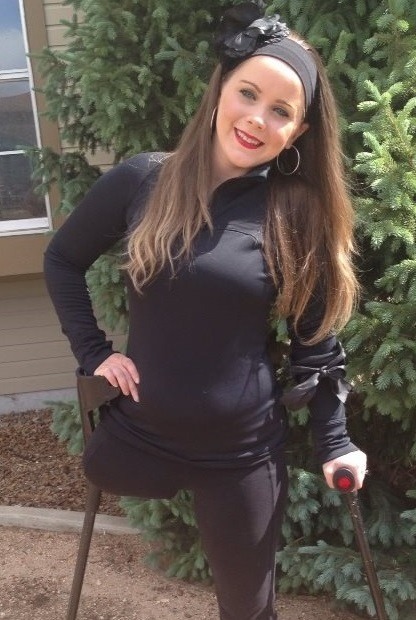 A post dedicated to single leg amputees.  The redhead with the red outfit is also paralyzed fro