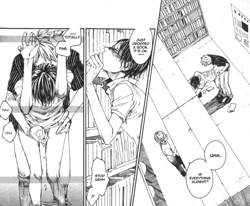 Edi's reading yaoi