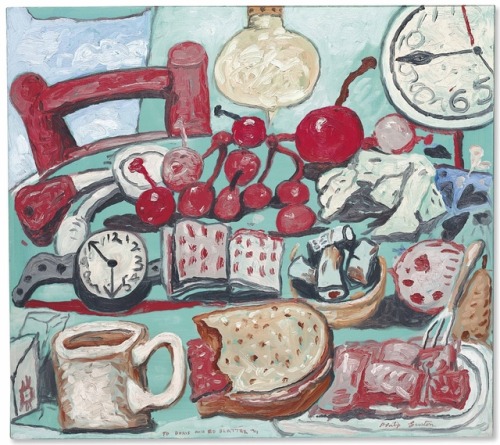 thunderstruck9: Philip Guston (American, 1913-1980), Summer Kitchen Still Life, 1978-79. Oil on canv