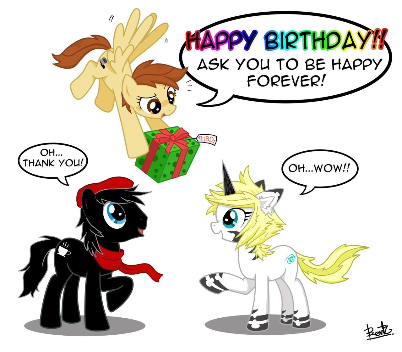 Part2 Digital art gift for friends! Thanks agian! It&rsquo;s really great birthday