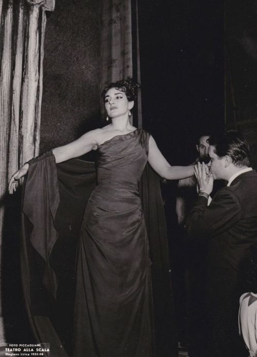 Maria Callas in Alceste, Milan, 1954.