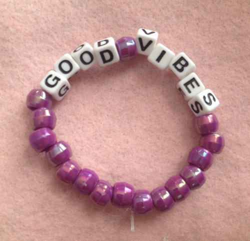 good vibes bracelet! buy here: etsy.com/shop/RadicalGirls