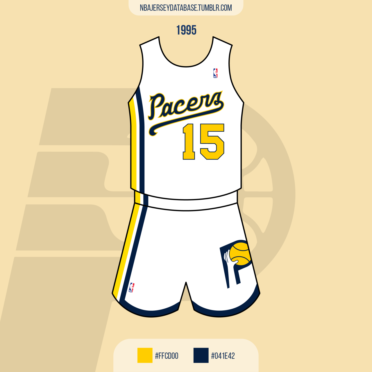 Indiana Pacers NBA Basketball Jersey NES Nintendo Pixel Art 8-bit Retro T- Shirt
