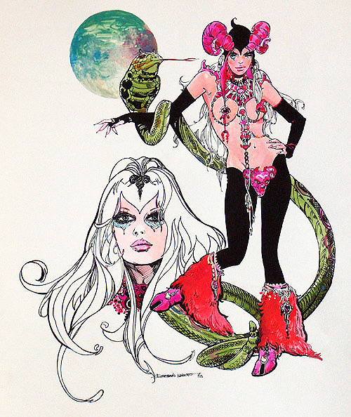 brudesworld:  Satana by Esteban Maroto, 1973 adult photos