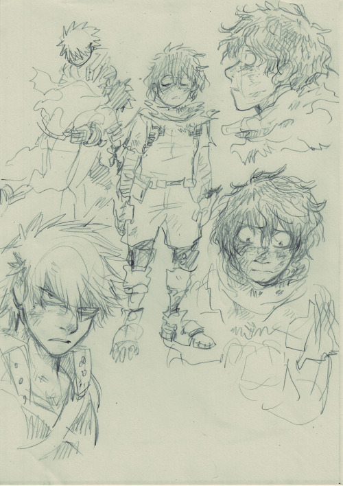kuerbis17: Bnha scribbles part 1. Part 2 here! These boys seriously need some hot cocoa. Drawing Bak
