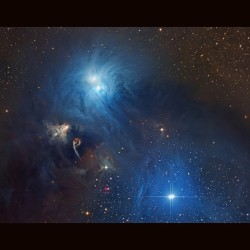 Stars And Dust In Corona Australis #Nasa #Apod  #Nebula #Nebulae #Ngc6726 #Ngc6727