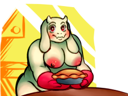 tiddiedraws:  cute mom bakes you a pie and