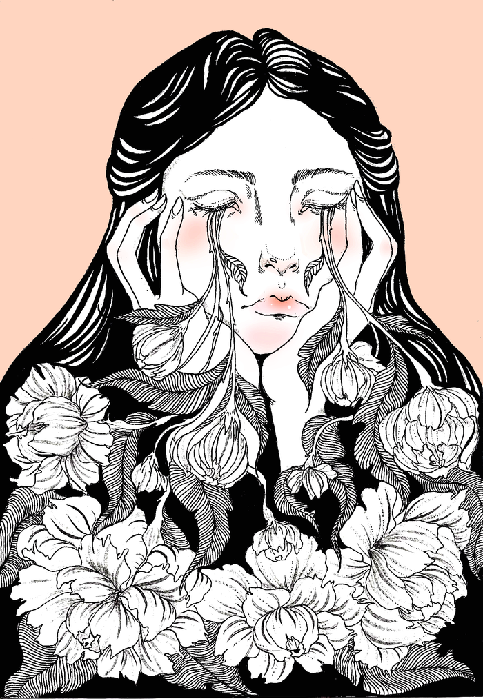 1000drawings: cry me a garden    by Mar De Lío  