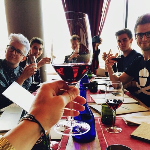 tyleroakley:joesugg:Tasting wine with friends at the @antinoryfamily winery. Feeling all grown up an