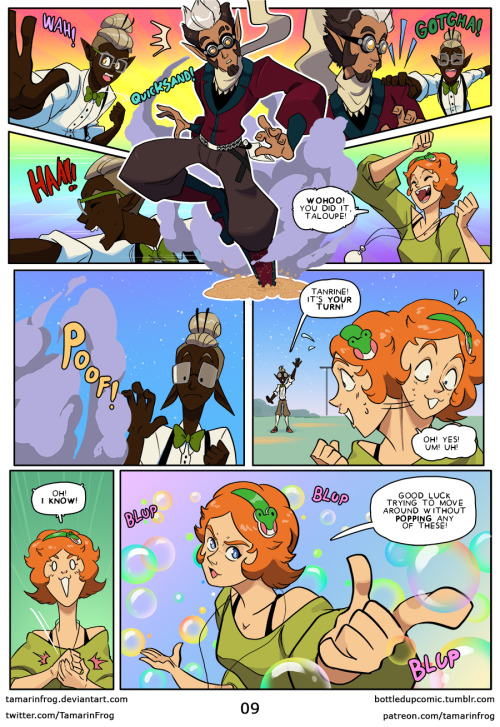 Bottled Up: CH9 Teamwork - Page 9 (Open image in new tab for full size)Comic Archive - Updated on Tu