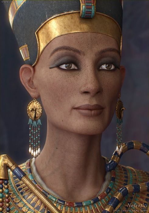 egyptianways:  Neferneferuaten Nefertiti (ca. 1370-1330 BC) was an Egyptian queen
