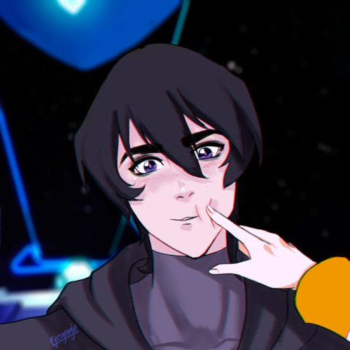 eggsyeagle:Keith Poke/touch time :D The real shiro came back 