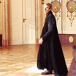 mercisnm:London Fashion Week are you watching?The Red Lining ‘Toga-ish’ Black Cape