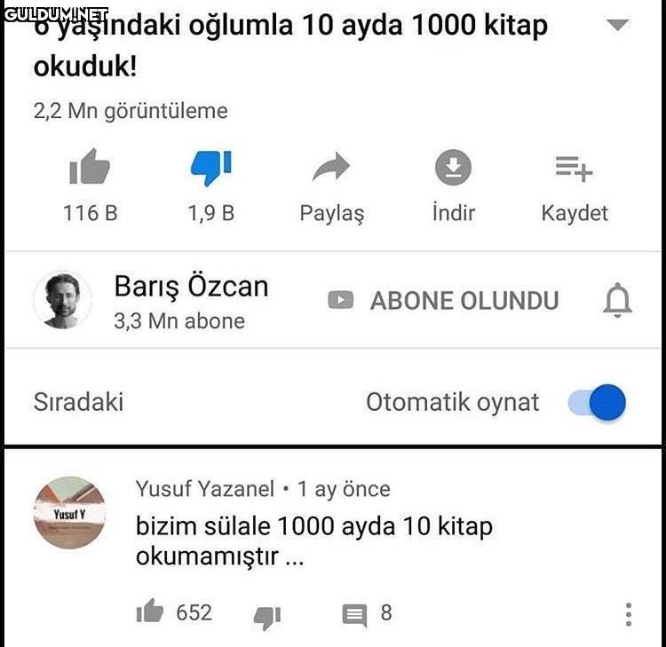 6 yaşındaki oğlumla 10...