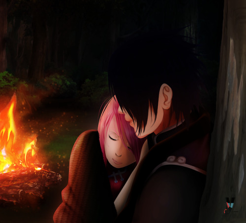  A SasuSaku love scene originally draw by Sekibeing-sensei. Next one will be Naruhina one. Hope you 