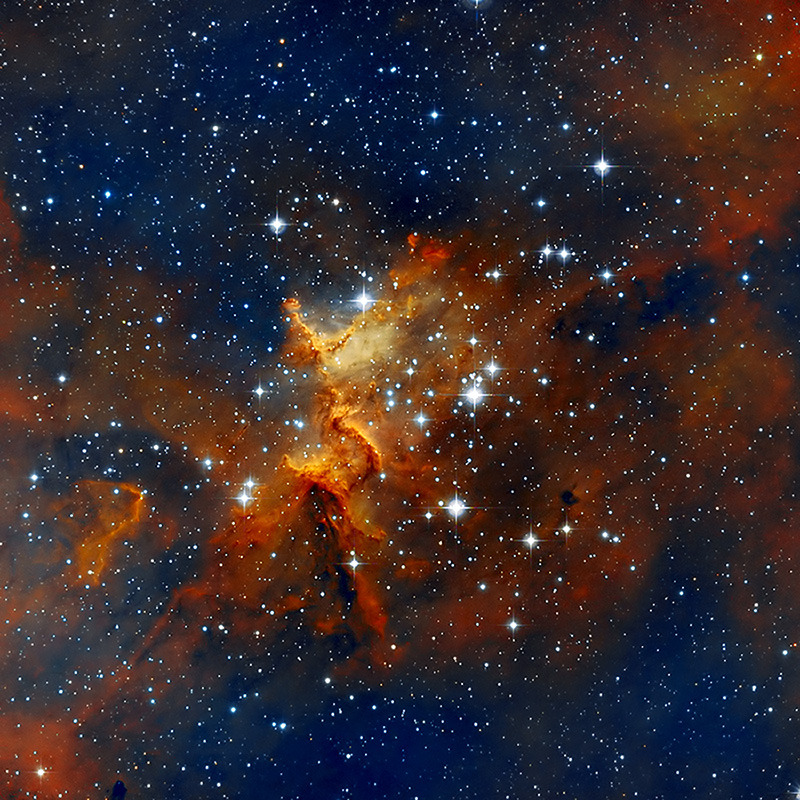 scinerds:  Melotte 15: Open Cluster in Cassiopeia  The Heart of Heart Nebula - IC1805