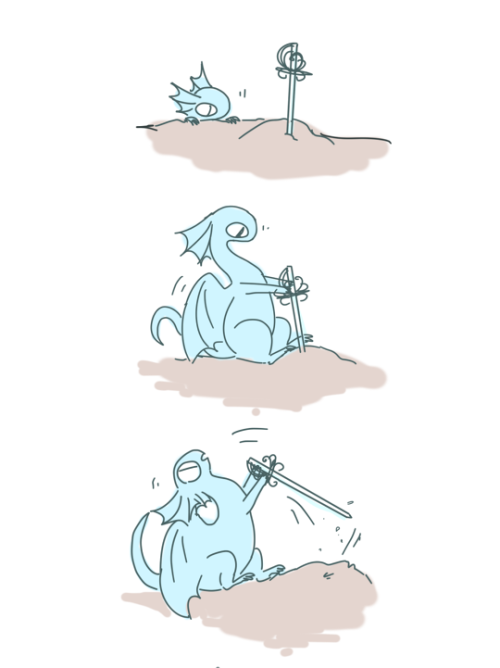 theotherwesley: snowysaur: fae swords congratulations u r king now