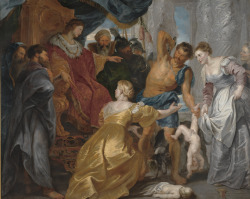 kecobe:   Peter Paul Rubens (Flemish; 1577–1640)The Judgment of SolomonOil on canvas, ca. 1617Statens Museum for Kunst, Copenhagen, Denmark Then came there two women, that were harlots, unto the king, and stood before him. And the one woman said, “O