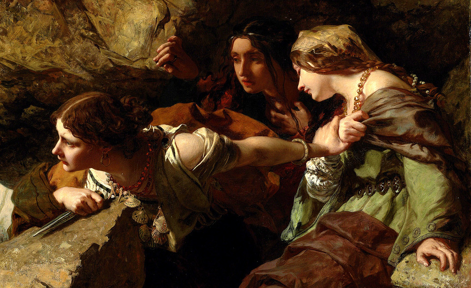 poisonwasthecure:  Courage, Anxiety and Despair Watching the Battle (detail)James