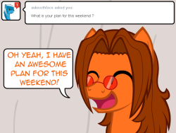 nopony-ask-mclovin:  why time passes 5 times faster on the weekends?  xD Poor Aha. *patpat*