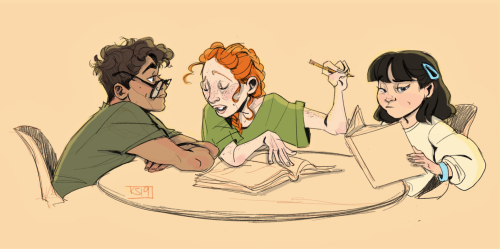 phil-the-stone-art: if u thought i was done with modern anne content i apologize (the glasses are an