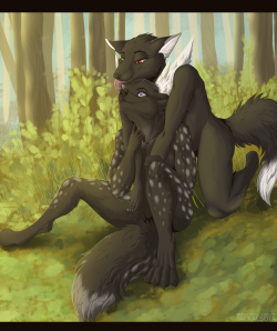 Furrywolfcyrus:passion In The Woods By Noxc: