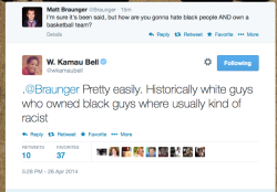 walkingthenarrowway:  fearandwar:  W. Kamau Bell is so great.  LOLOL THE SHADE BLACK TWITTER IS THROWINGGGGG 