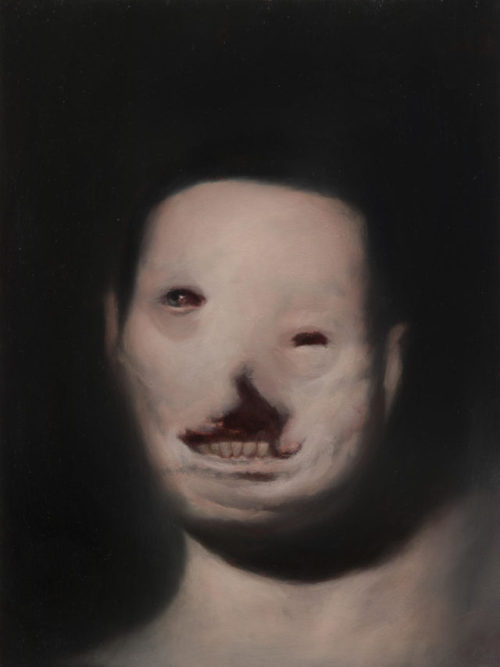 Ken Currie (Scottish, b. 1960, North Shields, Northumberland, England) - Hiroshima Smile I, 2015  Pa