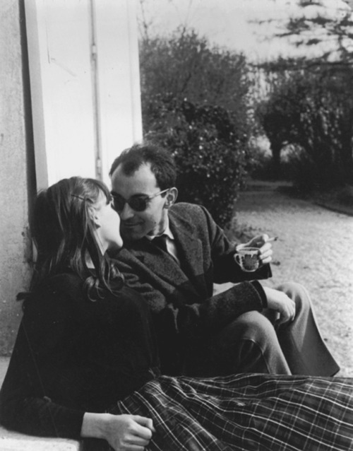 sure-i-m-decent: Giancarlo BottiAnna Karina and Jean-Luc Godard at Jean-Claude Brialy’s house at Mo