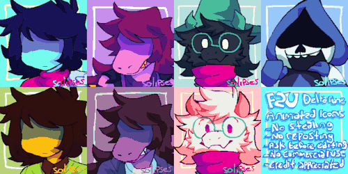 I Made Some Free To Use Deltarune Icons To Celebrate Chapter 2 Coming Out! :D