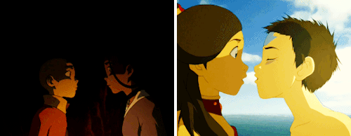 leiko-tomago:  every kiss in Avatar: The Last Airbender (in no particular order)