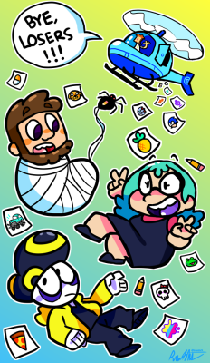 raychus: finally got around to drawing some goofy fanart for the Pizza Party Podcast! congrats on making it to Momocon! (please click for better resolution) @pan-pizza @izzyraeart @nolanthebiggestnerd and uhhhhh i don’t think jim has a tumblr lol. 