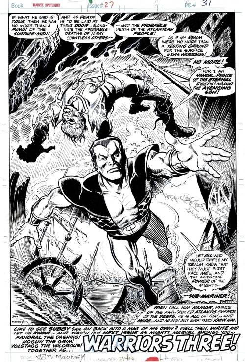 Marvel Spotlight 27 pg31 by Jim Mooney