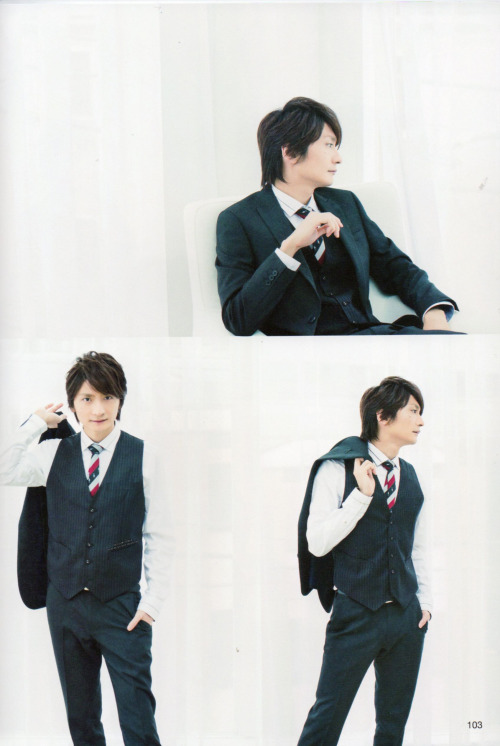 seiyuu: Shimazaki Nobunaga in his photobook, Nobu LifePlease do not reupload / redistribute my scans