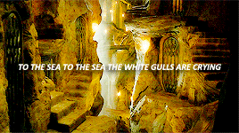orlandobloom:I will leave, I will leave the woods that bore me;For our days are ending and our years