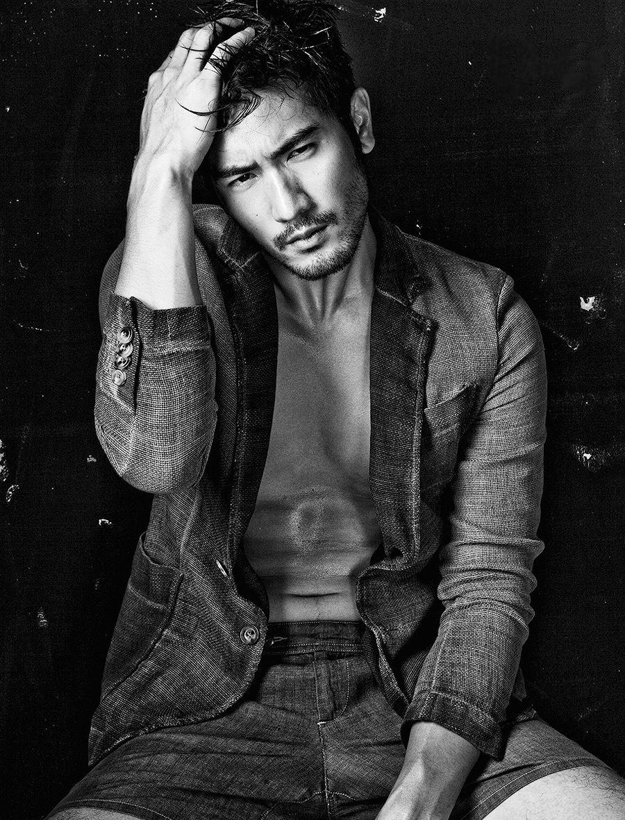 high-fructose-lesbianism:Godfrey Gao for Elle Men China (2016)