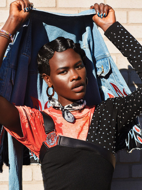 Elle Canada’s September issue has decided to use black models to show off the hairstyles  