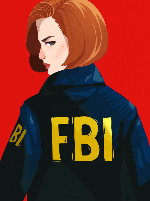 alexiadraws:  honestly the best part of fight the future is the cool FBI windbreakers that mulder and scully wear.. 