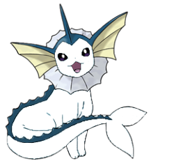 zapdork:  here’s a transparent vaporeon