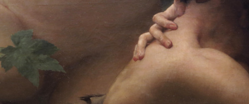 William Bouguereau,Nymphs and Satyr (details)