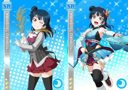 ️Moon-viewing Festival Yoshiko Tsushima is a Cool and Score Up card!She is the 6th best Event SR Coo